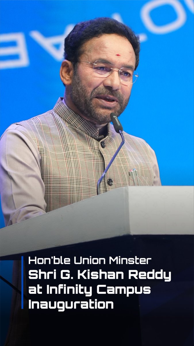 "When Vikram-1 launches soon, it will carry the confidence of an Aatmanirbhar Bharat." Thank you, Honourable Union Minister G Kishan Reddy Garu, for gracing the inauguration of Infinity Campus and for your inspiring words that embody the spirit of this milestone. Your presence at this historic moment — as the Honourable Prime Minister Shri Narendra Modi unveiled India's first private orbital-class rocket and largest private rocket factory — means a great deal to us. #InfinityInaugurated #IndiaToInfinity