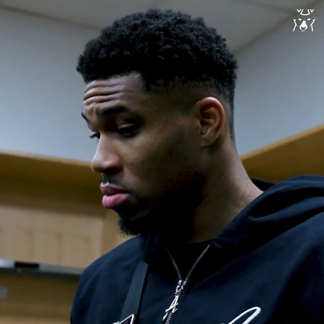 "I don't think I've seen a jump like that in my career." Giannis is impressed by Ry's rapid growth.