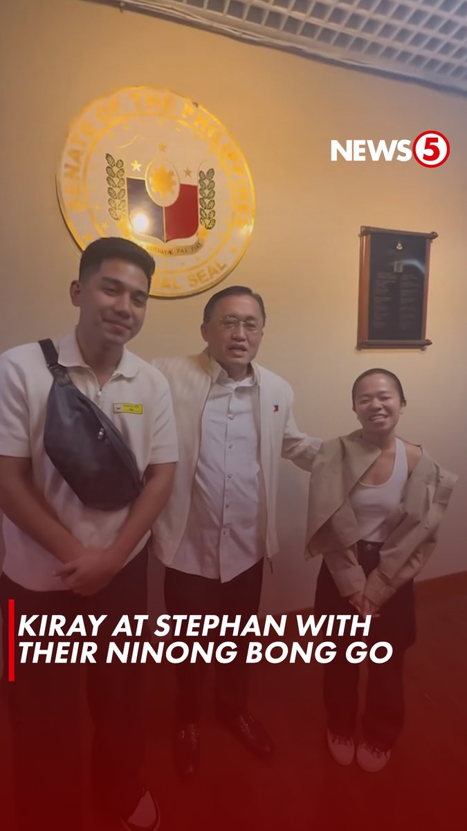 NINONG BONG GO Binati ni Sen. Bong Go ang magkasintahang aktres na si Kiray Celis at entrepreneur na si Stephan Estopia. Bilang kanilang ninong, may pa-advise at wish sa kanila ang senador.