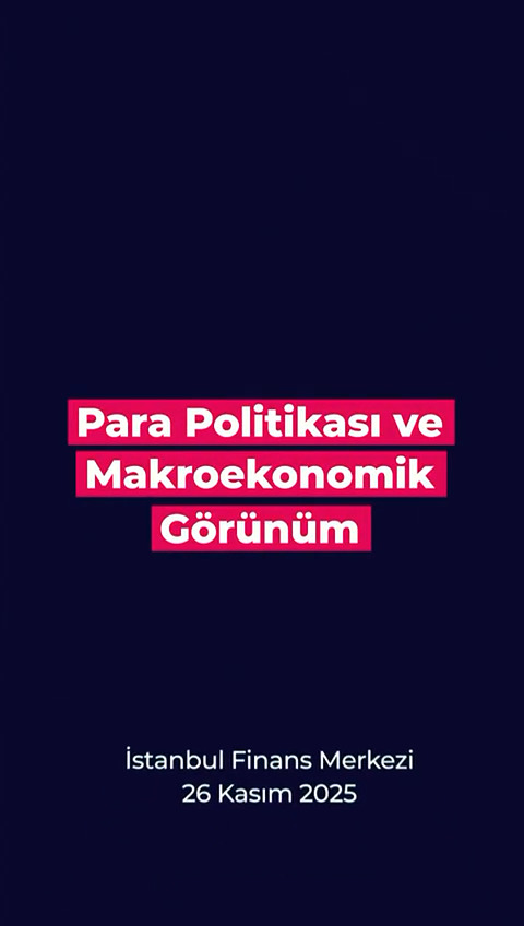 Para Politikası ve Makroekonomik Görünüm Canlı Yayın Programı Başkanımız Fatih Karahan: “Enflasyon aslında bir virüs gibidir, vücutta uzun süre kalınca onu defetmek de zorlaşır, biraz daha uzun süre alabilir. Ama biz doğru bir reçete uyguluyoruz, bugüne kadar da epey olumlu sonuçlar aldık. Nihai hedefe ulaşacağımız yönünde de hiçbir kuşkumuz söz konusu değil, hiçbir şüphemiz yok.” Canlı Yayın Program Kaydı: