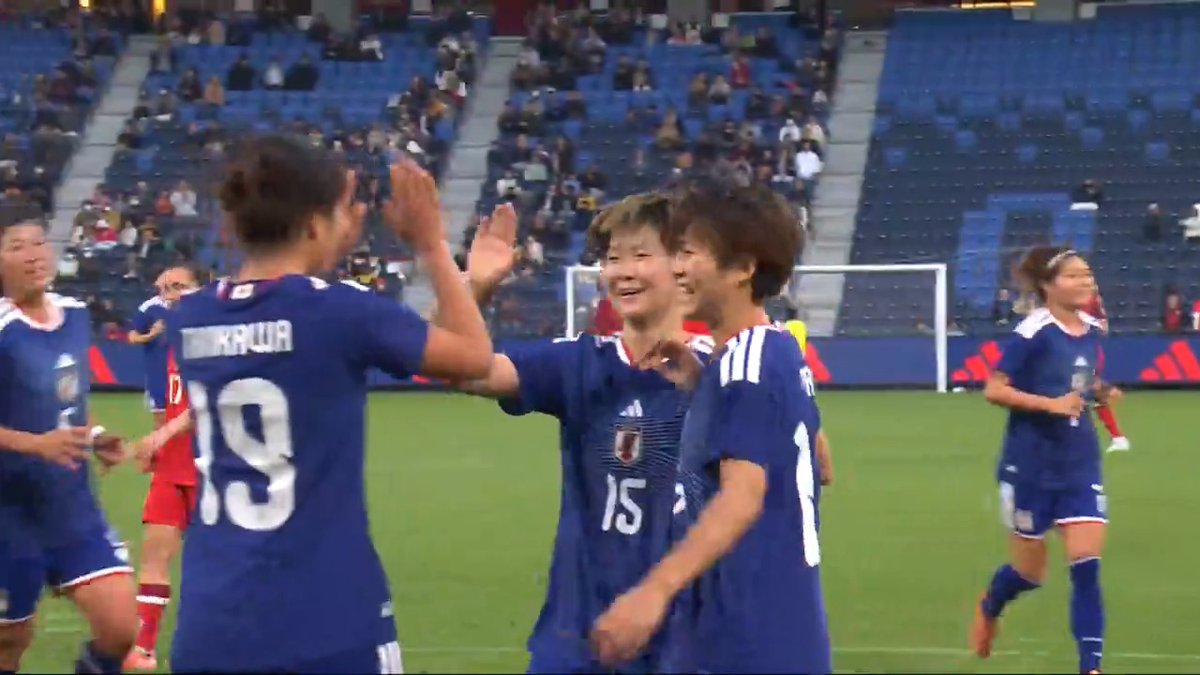 🏆MS&amp;ADカップ2025 🇯🇵#なでしこジャパン vs カナダ🇨🇦 パスを繋いで #藤野あおば がフィニッシュ✨ リードをさらに広げる。 ただいま🎥地上波 #TBS 系列で生中継🔥 #TVer でもライブ配信中⚡ #BEYOURBESTSELF #最高の自分であれ #jfa #daihyo #nadeshiko #サッカー日本代表