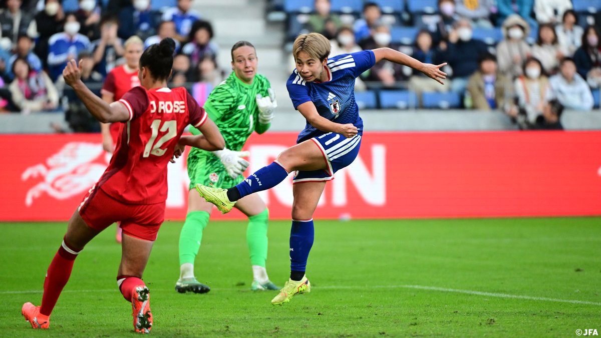 🔹長崎でのゴールをピッチレベルから！🎥⚽️ 一瞬の隙も見逃さない👀 #田中美南 が相手GKからボール奪取しそのままゴール！ 🏆MS&amp;ADカップ2025 🇯🇵なでしこジャパン 3-0 カナダ女子代表🇨🇦 #BEYOURBESTSELF #最高の自分であれ #夢への勇気を #なでしこジャパン