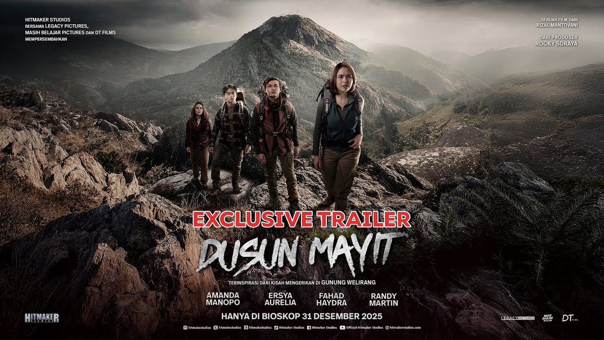 Dusun Mayit Mengangkat lore horor dari gunung Welirang. 31 Desember 2025