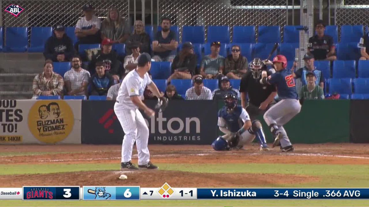 注)ダブルヘッダーの2試合目 石塚裕惺(巨人) リードオフマンとして5打数4安打の大暴れ オーストラリアン・ベースボール・リーグ 🆚ブルーソックス×ジャイアンツ 📺️#DAZN LIVE配信中 #冬が僕を強くする #ABL #ジャイアンツ #だったらDAZN