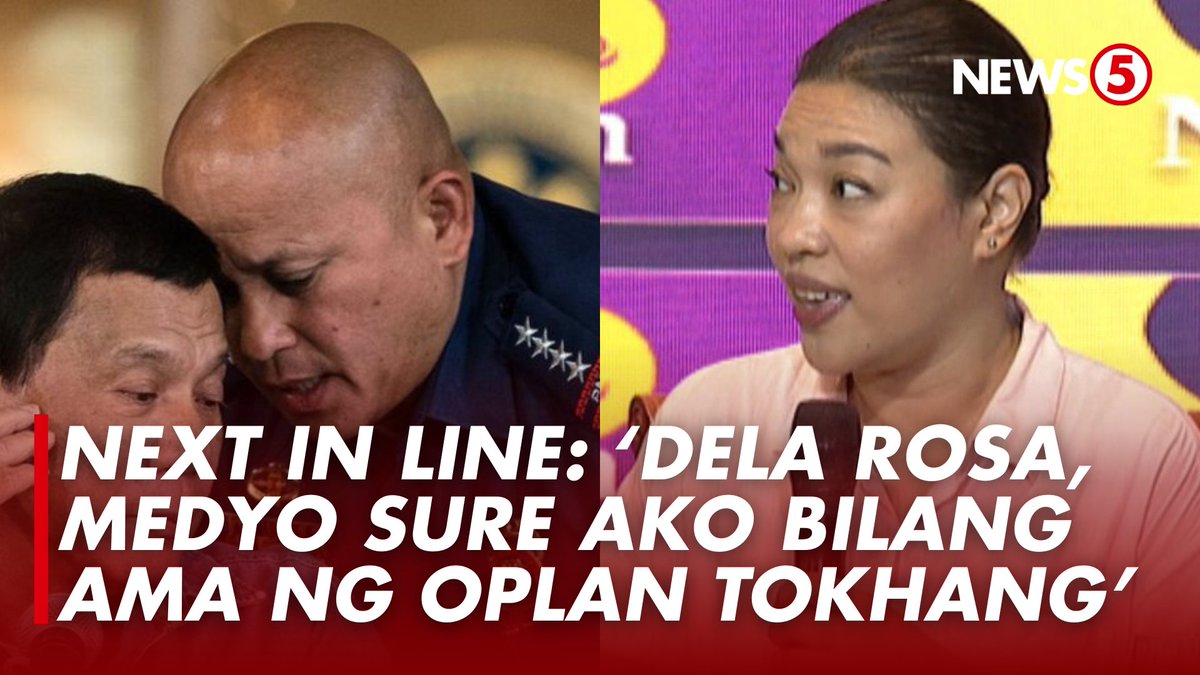 SURE NA NEXT NA SI SEN. BATO? Sinabi ni International Criminal Court (ICC) Assistant to the Counsel Atty. Kristina Conti na posibleng susunod na sina Senators Bato Dela Rosa at Bong Go sa iimbestigahan ng ICC kasunod ni dating pangulong Rodrigo Duterte. Pagdating kay Dela Rosa, medyo segurado raw si Conti na mataas ang tsansa na siya na ang susunod dahil sa naging papel nito sa madugong war on drugs. For more latest stories, visit us at