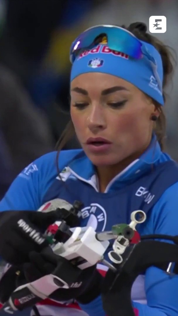 WIERER NON SBAGLIA MAI! 💥😎 Frazione pazzesca di Dorothea che chiude davanti a tutte con un secondo poligono in piedi perfetto! 🇮🇹💪🏻 #Biathlon #EurosportBiathlon