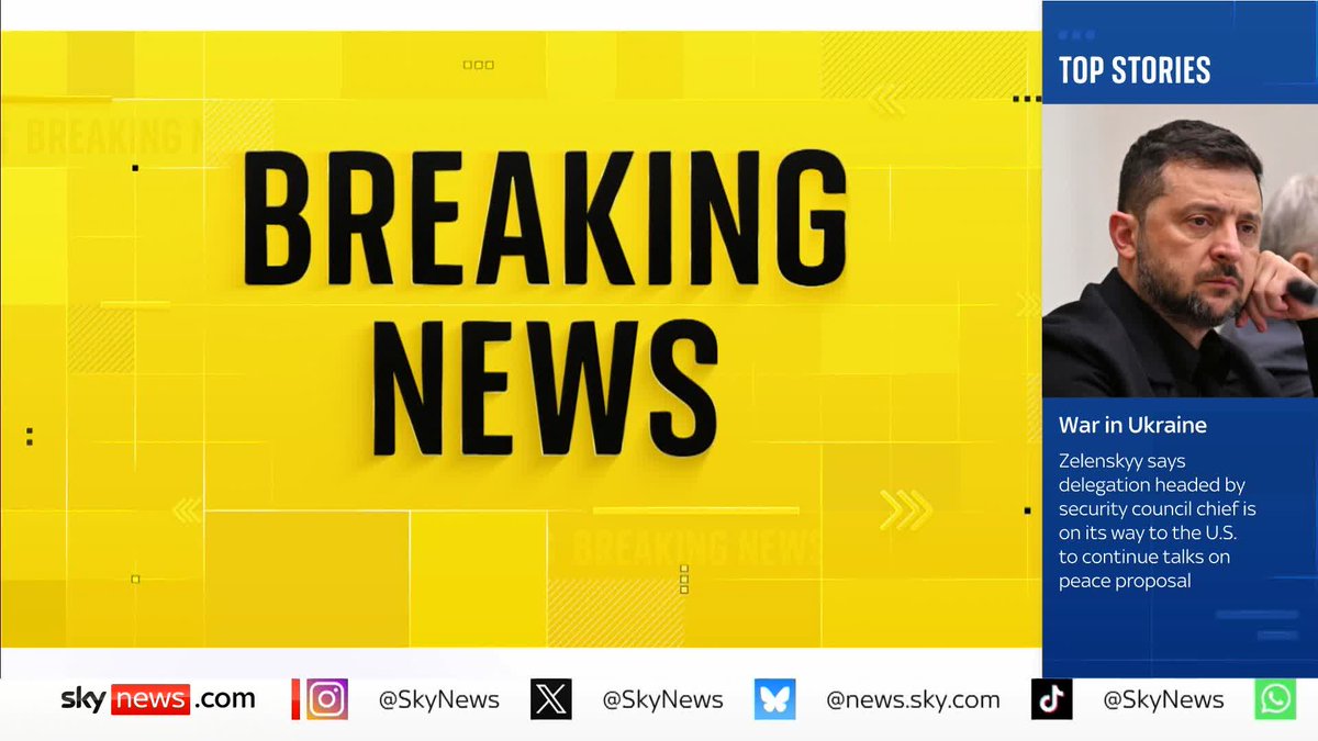 BREAKING: US President Donald Trump has posted on his Truth Social that the airspace above and surrounding Venezuela is to be "closed in its entirety". 📺 Sky 501, Virgin 602, Freeview 233 and YouTube
