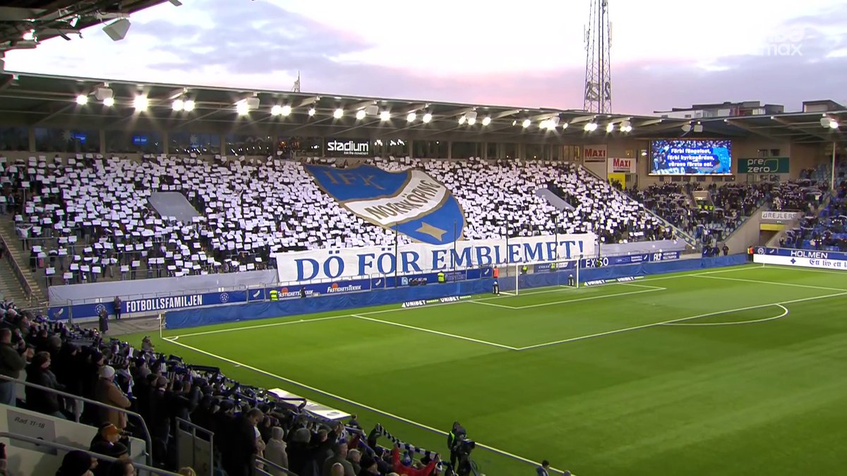 Inramningen på Platinumcars Arena inför den avgörande kvalrysaren! 📲 Se den IFK Norrköping - Örgryte IS på Kanal 5 och HBO Max.