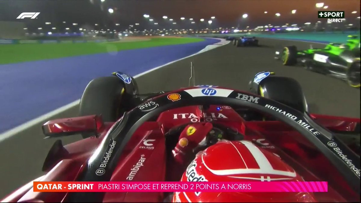Elle est possédée cette voiture, je vois que ça ???????? On a plus vu ça depuis la Ferrari de 2014 😭 #F1 #QatarGP