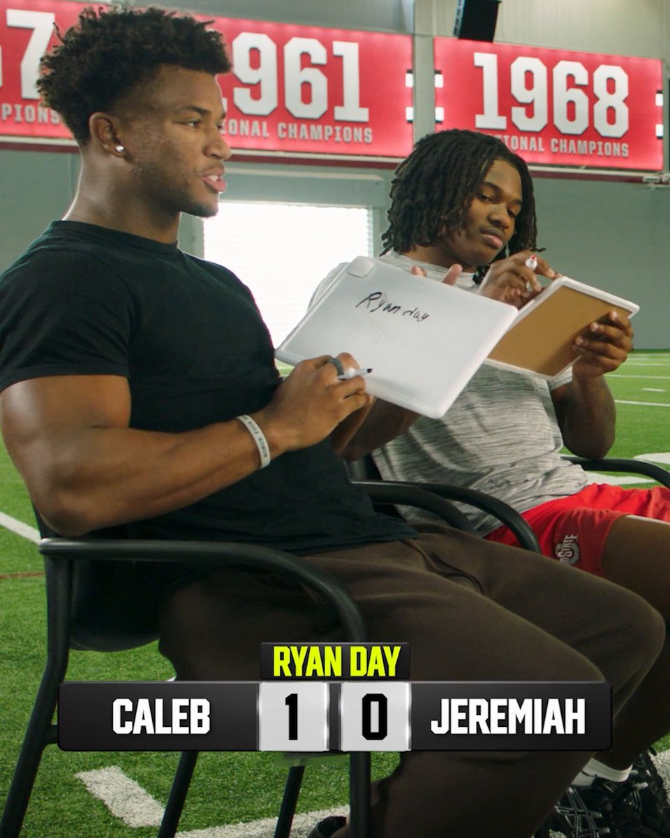 Jeremiah Smith and Caleb Downs are two of the best players on opposite sides of the ball for Ohio State 🙌 Jen Lada is here to test their knowledge with some Ohio State trivia 📚