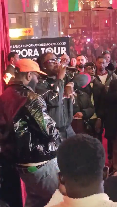 London felt the AFCON vibe! 🔥 African beats, world stage. Stonebwoy x Odumodublvck 🌍 #TotalEnergiesAFCON2025 | #AFCONDiasporaTour