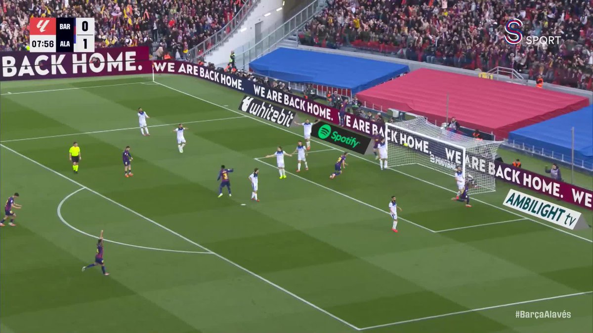 ✨ Lamine Yamal, Camp Nou’da siftahını yaptı.