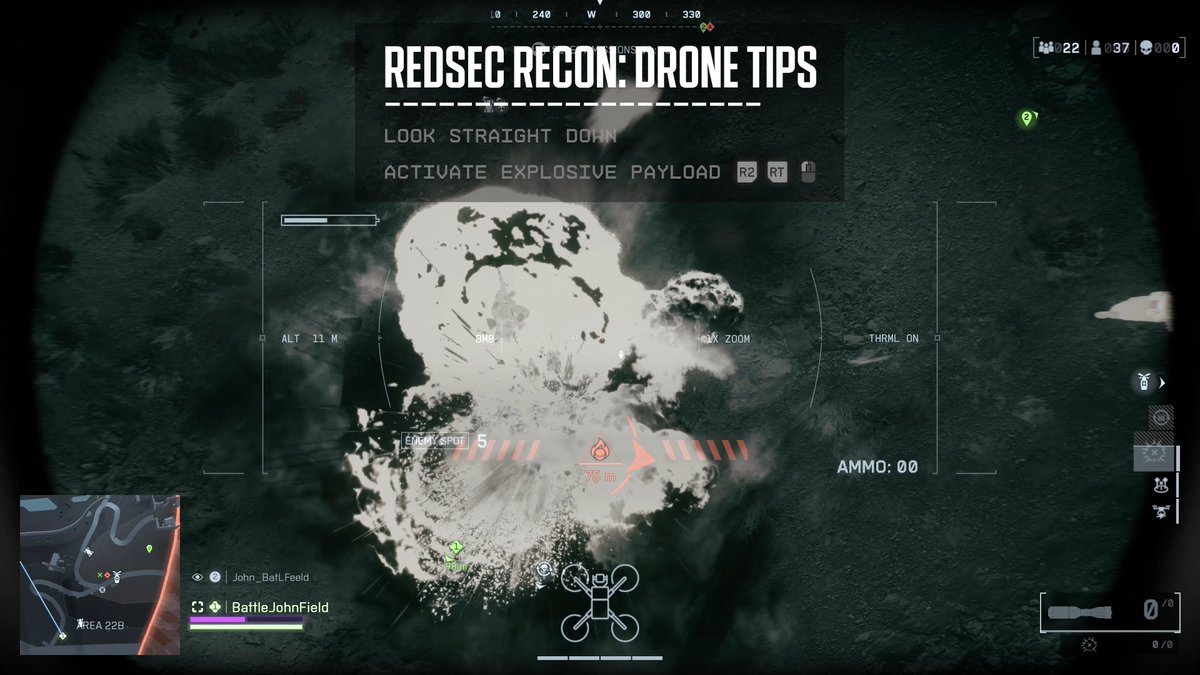 Recon Drone can do more than just spot enemies, it helps you hit them first. Fly first, push second in #REDSEC 🚁