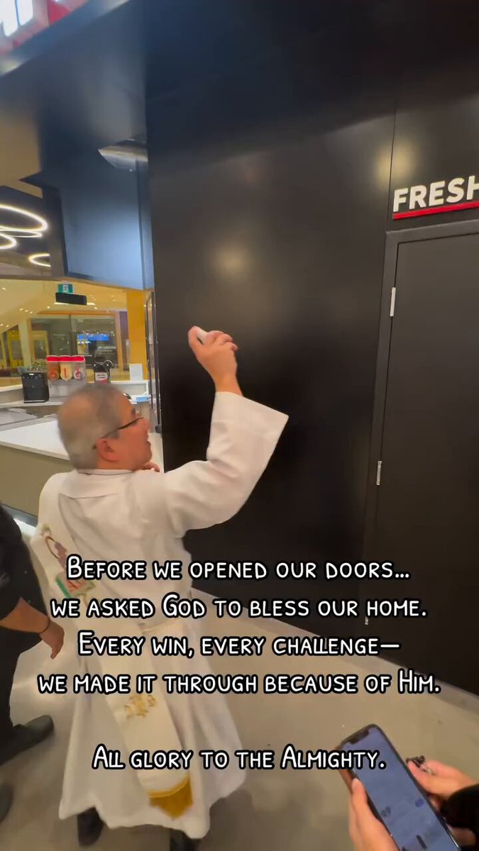 Bao Mama, a Chinese restaurant, opened its doors after receiving a blessing from a Catholic priest. Video: Bao Mama
