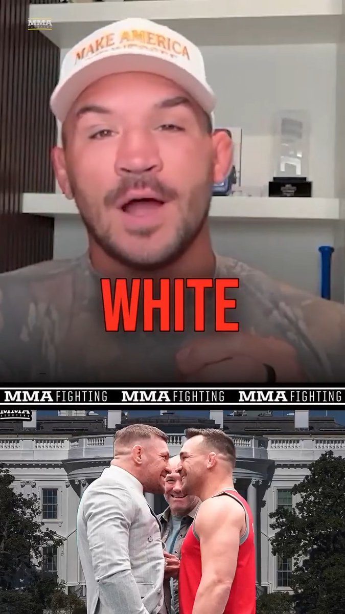 Michael Chandler has an idea for a potential fight against Conor McGregor at the #UFCWhiteHouse event: "No belt on the line but maybe they’ll come out with the White House belt." (🎥 Damon Martin)