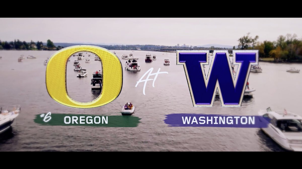 It's one of the great rivalries in college football. The 6th-ranked Oregon Football Ducks take on rival Washington Football today in Seattle. 📺 CBS | Paramount+