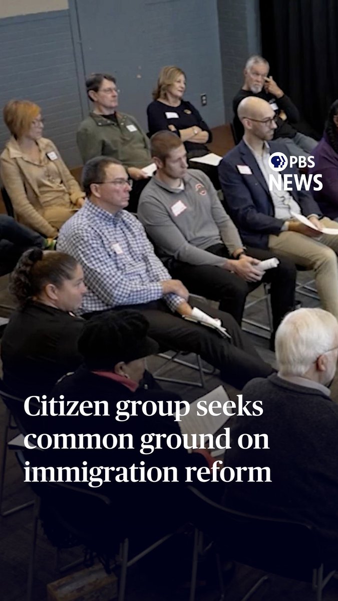 Immigration has been at the forefront of the national debate for years. But a legislative solution remains elusive. Judy Woodruff met a group of citizens trying to push for bipartisan immigration reform, even in this polarized age. Her report is part of our ongoing series, "America at a Crossroads," about the deep divisions and distrust in some American communities.