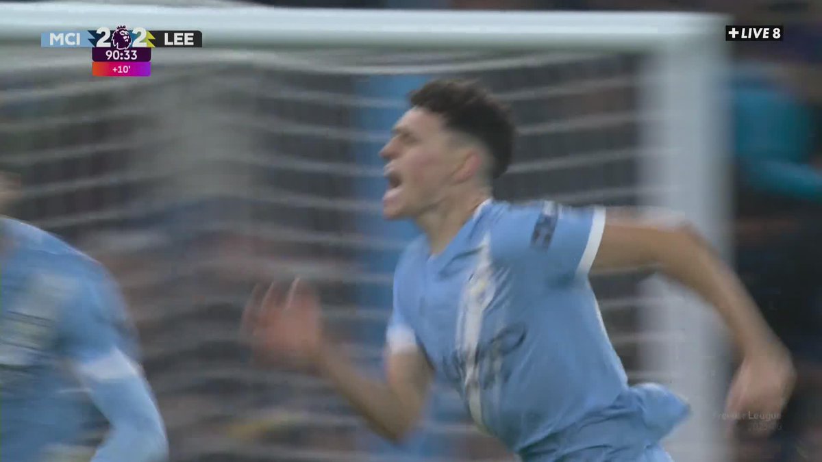 #PL 🏴 : Le héros du jour à l'Etihad, Phil Foden, marque le but de la délivrance 🔥