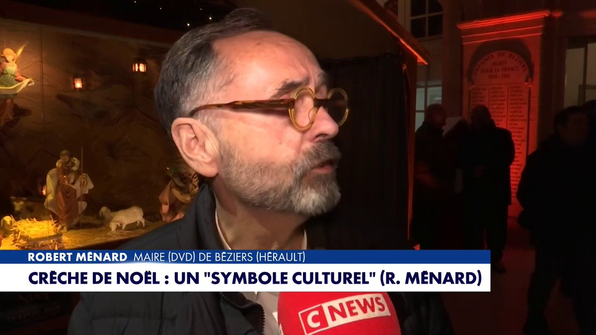Robert Ménard : «Béziers est une ville où la communauté musulmane est très importante et chaque année, il y a des mamans voilées qui viennent expliquer, à leurs enfants, la symbolique de la crèche»