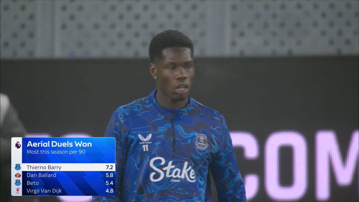 "I think he's finding his feet" 📈 Could today be the day that Thierno Barry scores his first Everton goal? ⚽️