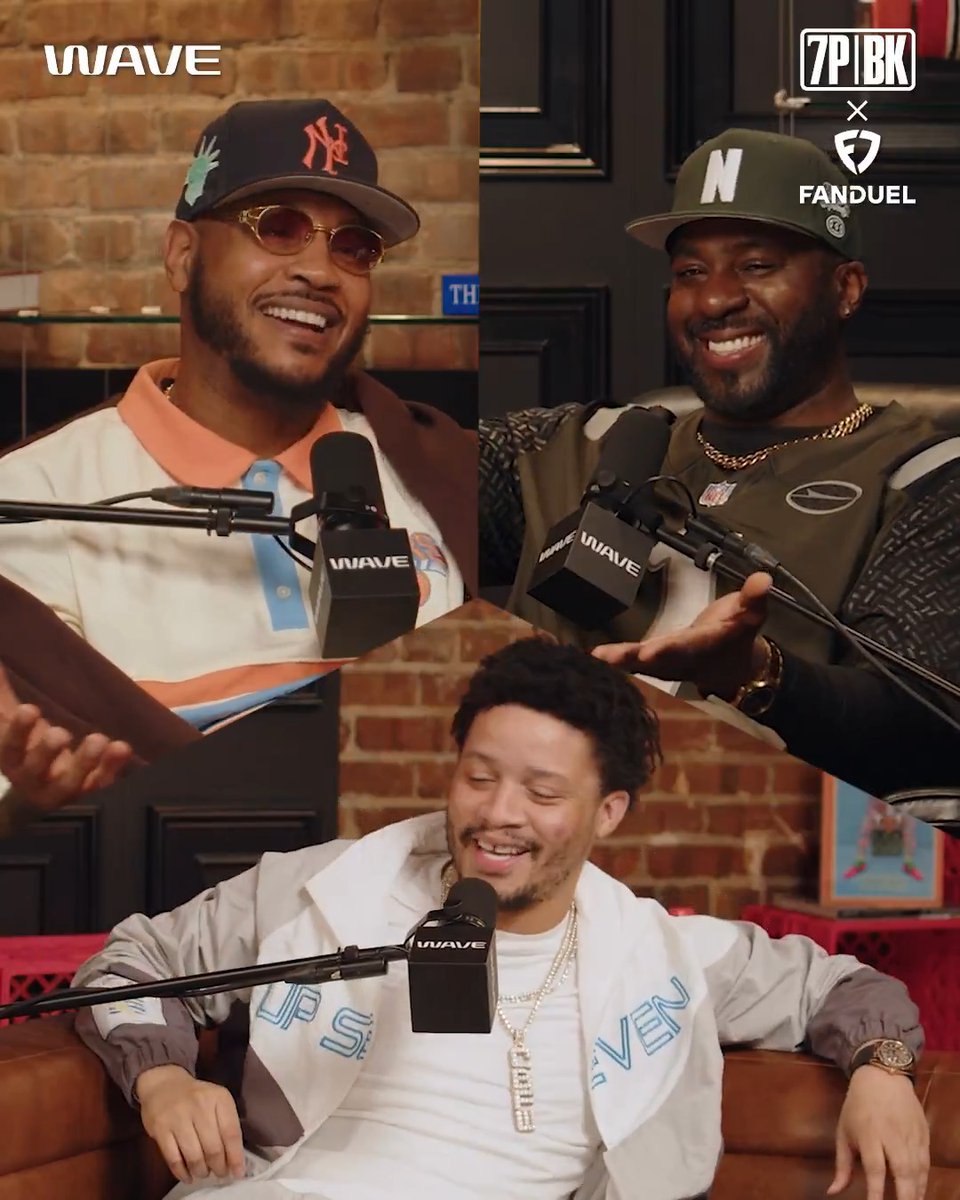 Veeze: "We watch other rap videos just like watching the game ... 'This s*** trash, he need to stop.'" Melo: "It's the same in sports ... it's levels to those conversations." Rappers & athletes are SO competitive that crazy trash talk is inevitable 😂