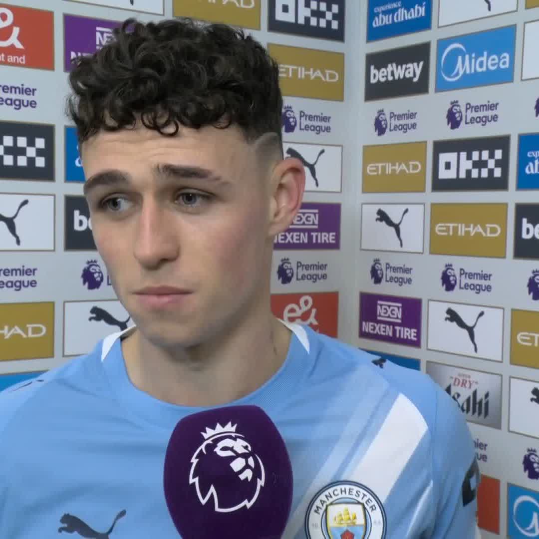 "One of the wildest game I've played.... a title race is never straightforward" Phil Foden reacts to scoring twice, including a 91st-minute winner as Man City held off a Leeds comeback to win 3-2 🔵