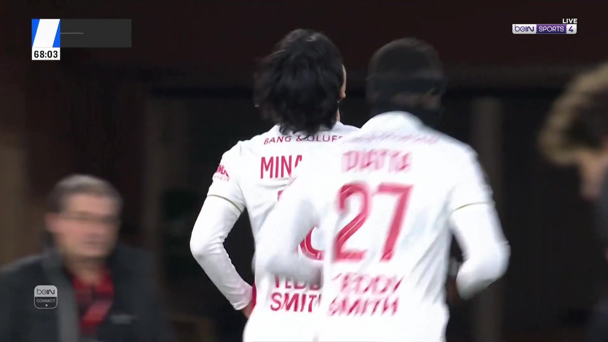 موناكو يتقدم في المباراة عن طريق مينامينو #الدوري_الفرنسي #Ligue1