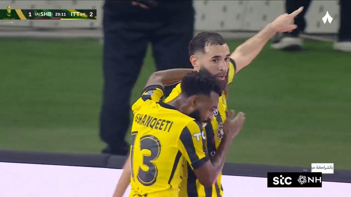 🚨🚨🚨🚨🚨🚨🚨🚨🚨🚨🚨🚨🚨🚨🚨 الثااااااااااااااااااااااااااااااني!!!!! الاتحاد يضرب بهدف ثاني!!! كريم بنزيما يسجل هدف التقدم لصالح الاتحاد 💛⚽️