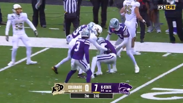 Donovan McIntosh PICKS IT OFF 🔥 K-State Football takes over!