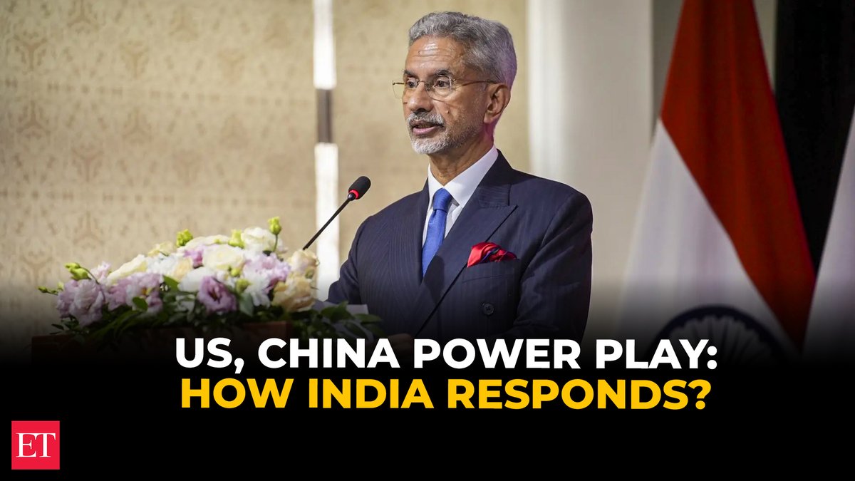 EAM Dr S Jaishankar fired shots at Trump & China; Explained how to deal with them "The US, long the underwriter of the contemporary system, has set radically new terms of engagement" "China has always played by its own rules & is now doing so even more"
