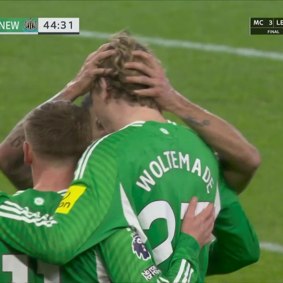 THIS FINISH BY NICK WOLTEMADE. 😮‍💨 NEWCASTLE ARE FLYING.