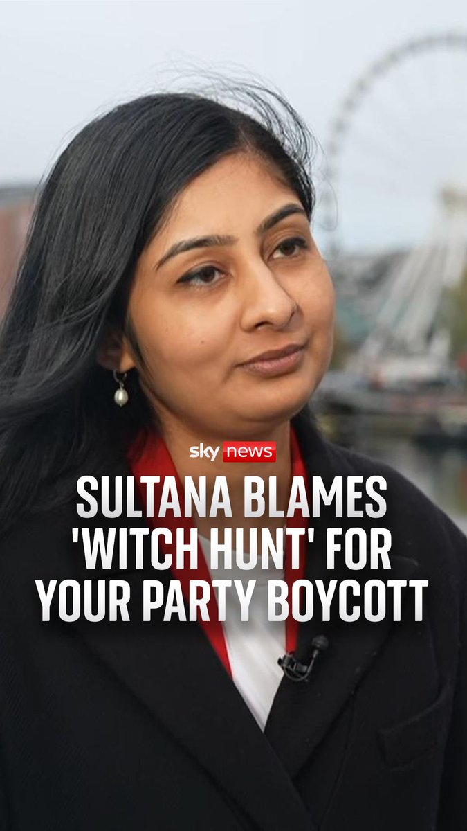 Zarah Sultana has boycotted her own conference after one of her supporters was understood to have been denied entry.