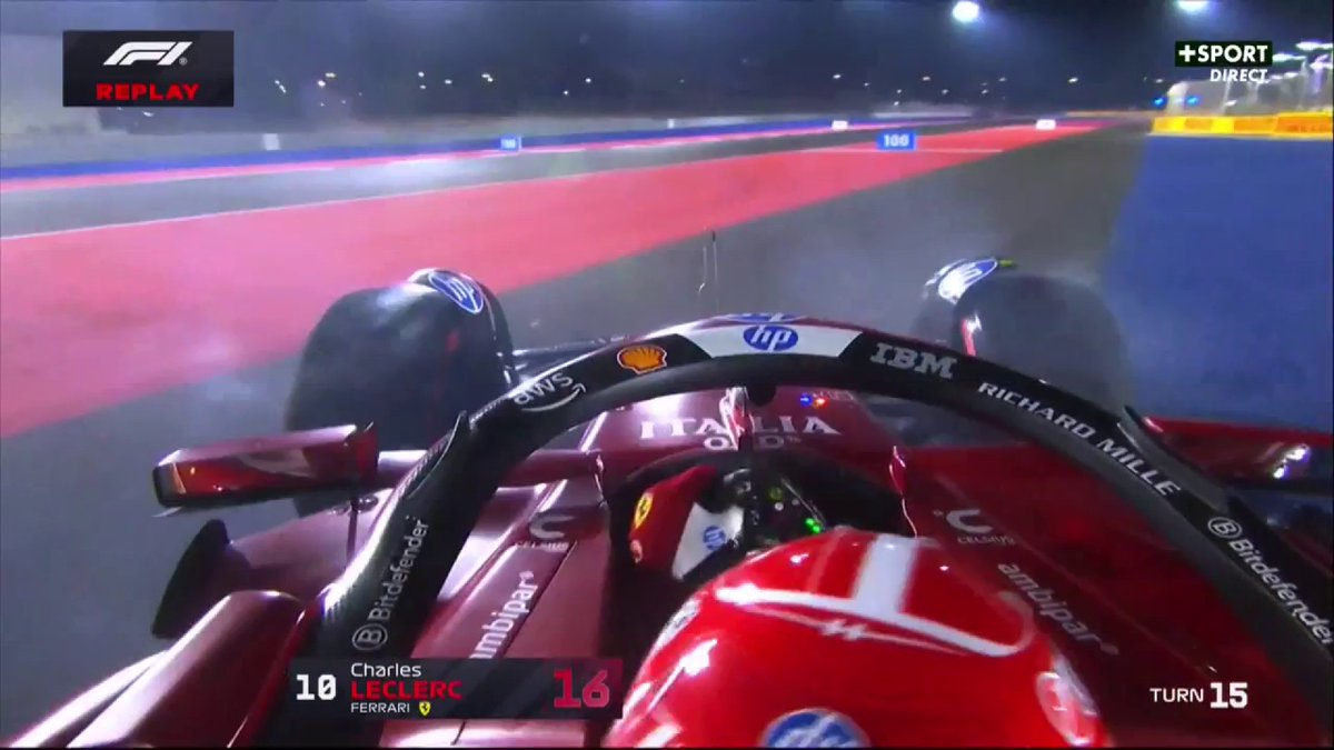 QUELLE FRAYEUR POUR LECLERC !!! 💥🫨 #QatarGP #F1
