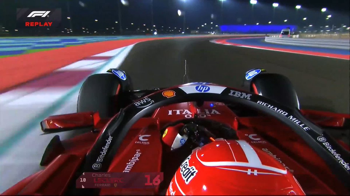 ⏪ Rewind to that Leclerc spin It was a big one! 😵 #F1 #QatarGP