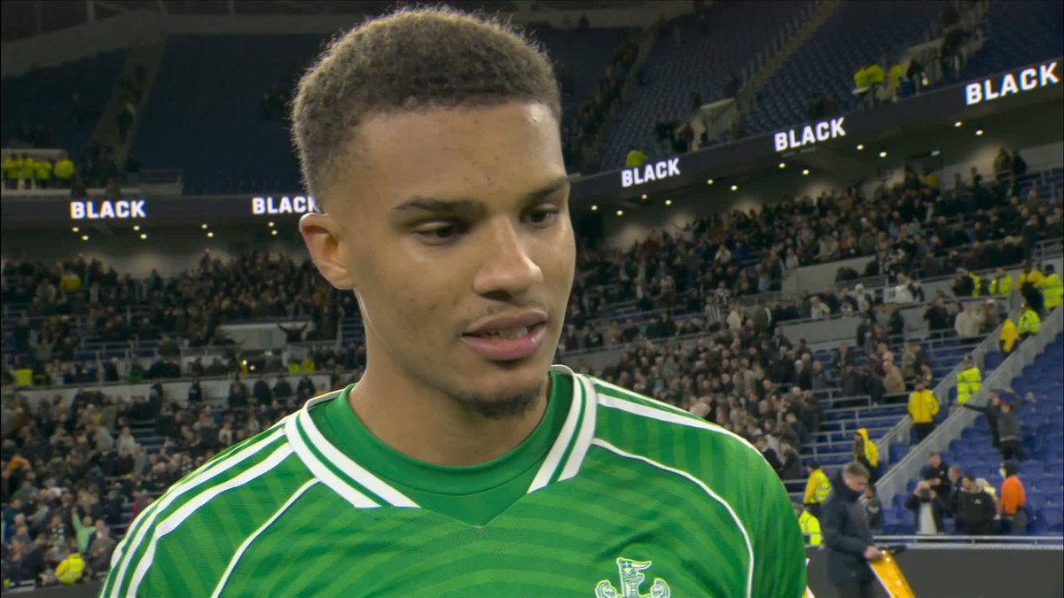Malick Thiaw and Nick Woltemade react after securing Newcastle's first away win of the season 🎙️