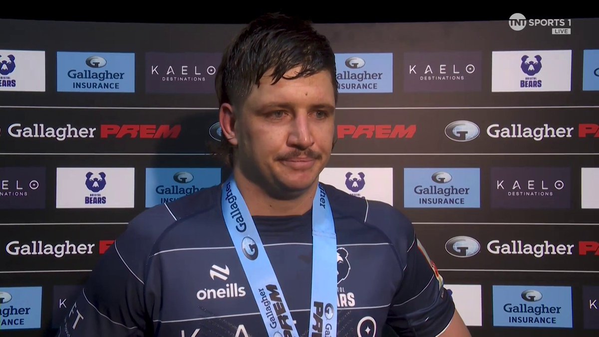 🗣️ Benhard Janse van Rensburg, Gallagher Player of the Match, discusses signing a new Bristol Bears contract and the chance to play for England in 2026. 📺 @TNTSports &amp; discovery+ UK