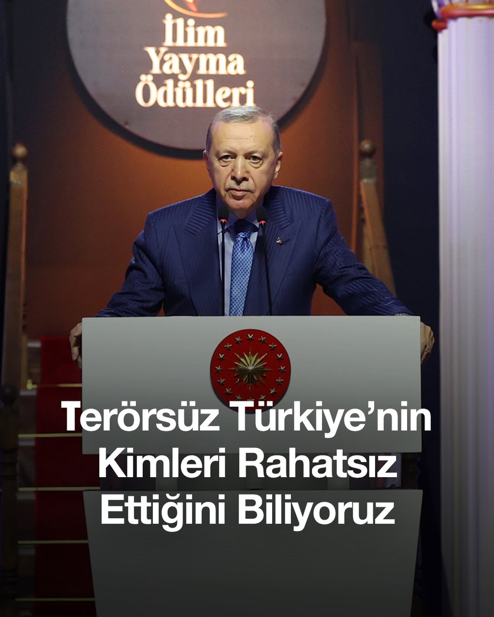 Ülkemizin, milletimizin, tüm bölgenin kaderini değiştirecek, coğrafyamıza huzur ve istikrar getirecek Terörsüz Türkiye sürecinin kimleri rahatsız ve tedirgin ettiğinin farkındayız. Yarım asırlık bir tezgâhı bozma çabalarımızın hangi güçleri telaşlandırdığını çok iyi biliyoruz.