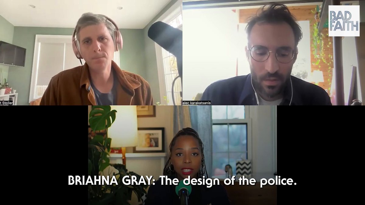 "I'm very much interested in evidence & the empirical realities that lead to safety...When I see posts like the one Briahna read from Lee Fang, I see an empirical evidence-based disagreement. I see him saying that reducing the size and power of the police as they're situated right now reduces public safety. I think that's wrong. I think the evidence shows that is wrong." Alec Karakatsanis