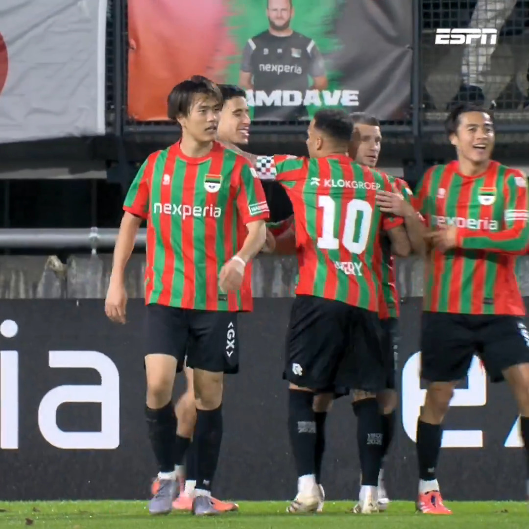 Schitterende teamgoal van N.E.C. 😮‍💨 Hakje Sami Ouaissa ➡️ Koki Ogawa 👏 #necspa