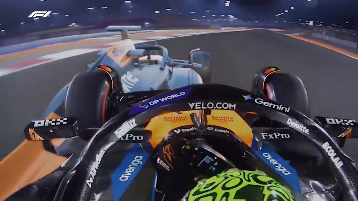 Ghost Car! 👻 See where the pole lap was won and lost between Oscar and Lando! ⚔️ #F1 #QatarGP