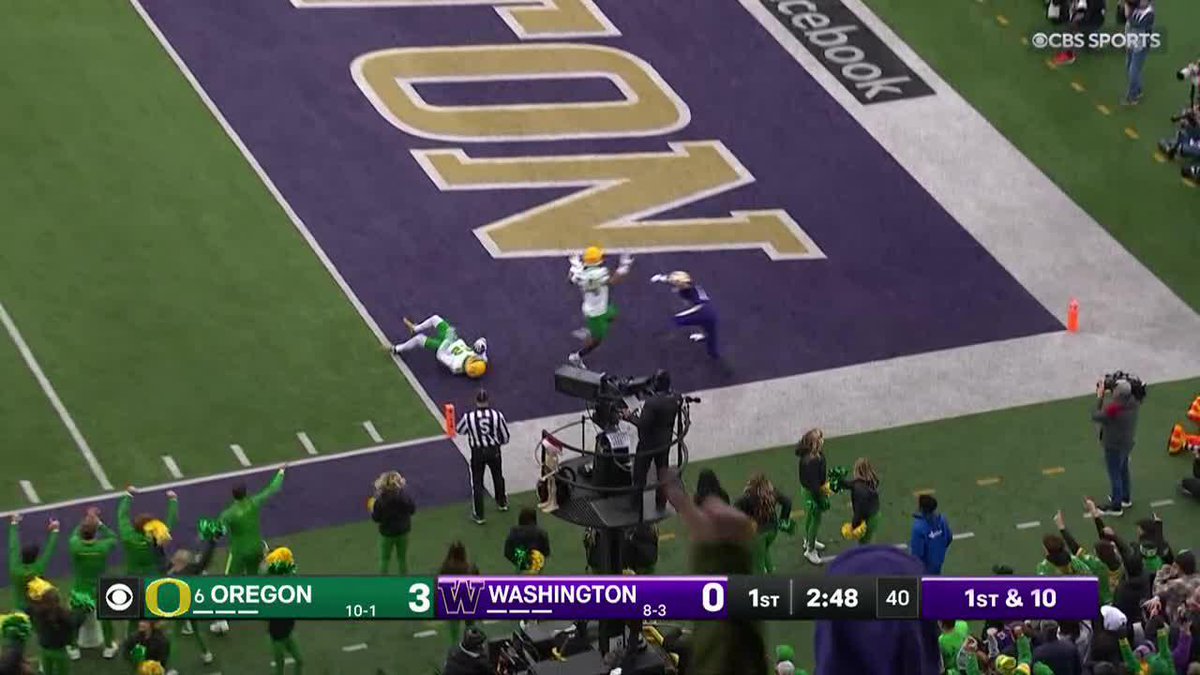 We'll take that 👊 #GoDucks x Jadon Canady