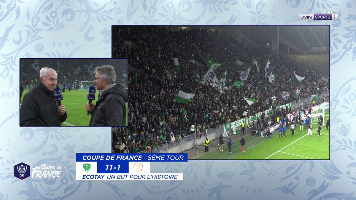 [📺LIVE] 🏆 #CoupeDeFrance 🎙️ L'entraineur d'Ecotay Moingt réagit à ce match de 8ème tour de Coupe de France face à l'AS Saint-Etienne !