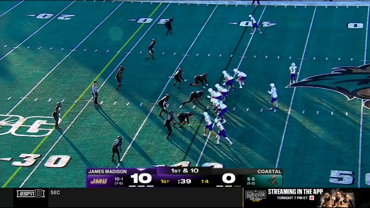 JMU playing perfect football College Football Playoff Hunter Yurachek. Duke the fuck up.