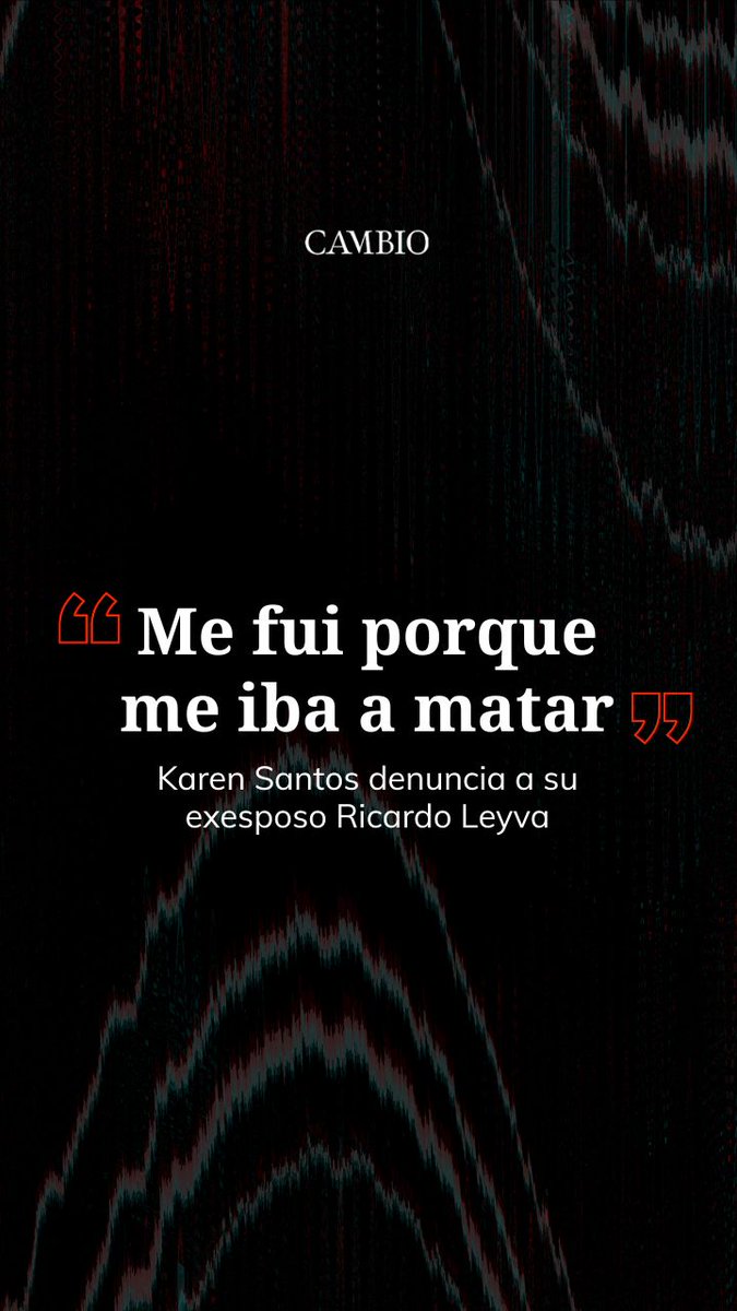 Karen Santos, exesposa de Ricardo Leyva, denuncia en conversación con Federico Gómez Lara, director de CAMBIO, las agresiones que sufrió a manos del empresario de conciertos, en cuya mansión vive el ministro del Interior, Armando Benedetti. Espere la entrevista este domingo.