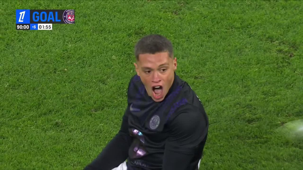 ⚽️🇦🇷 SANTIAGO HIDALGO CONVIRTIÓ EL EMPATE DE TOULOUSE ANTE OLYMPIQUE DE MARSELLA EN EL MINUTO 92. 👉 Es el PRIMER GOL del delantero argentino en el fútbol europeo.