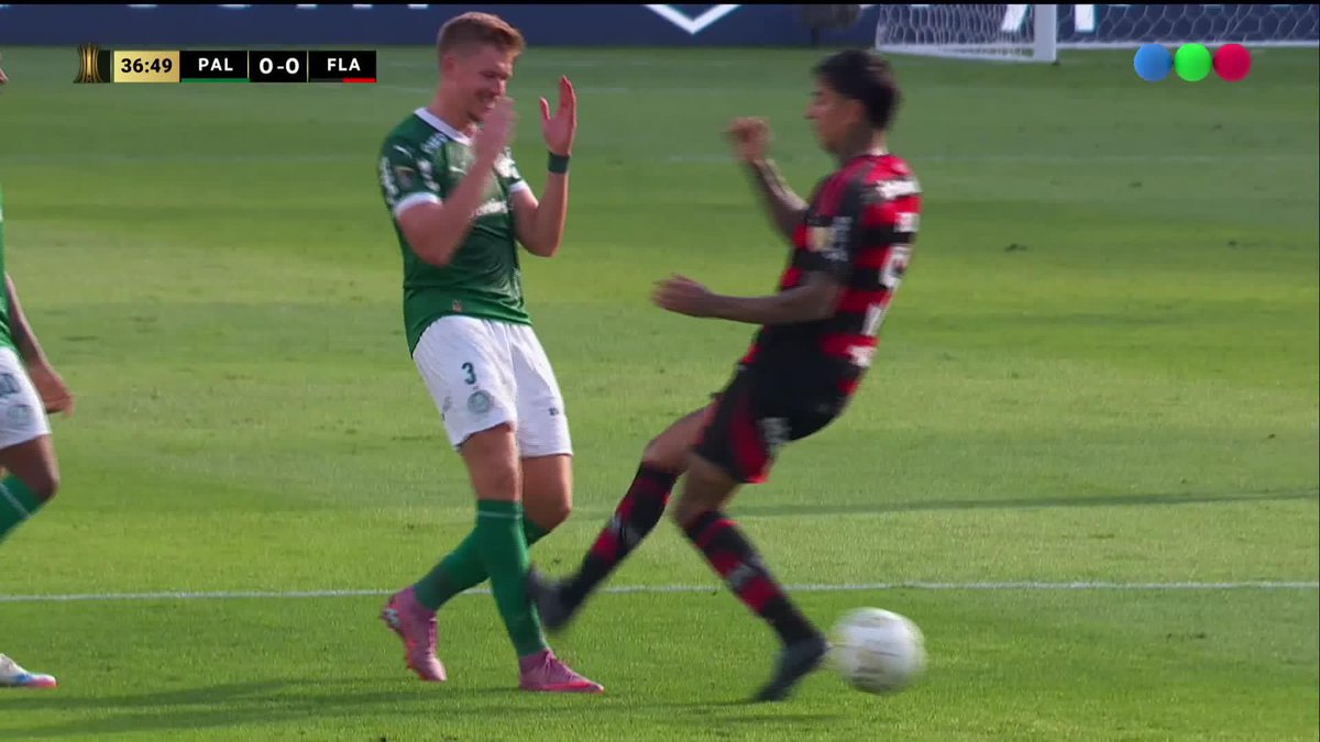 Comentarista da Telefe, Juan Varsky, comenta lance polêmico de Erick Pulgar entre Flamengo e Palmeiras: “Era vermelho, muito vermelho”