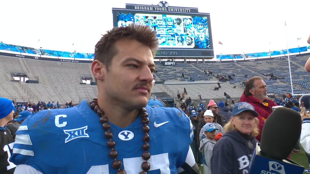 "I wish I would have been able to come here for all four years." 🥺 BYU loves Jack Kelly