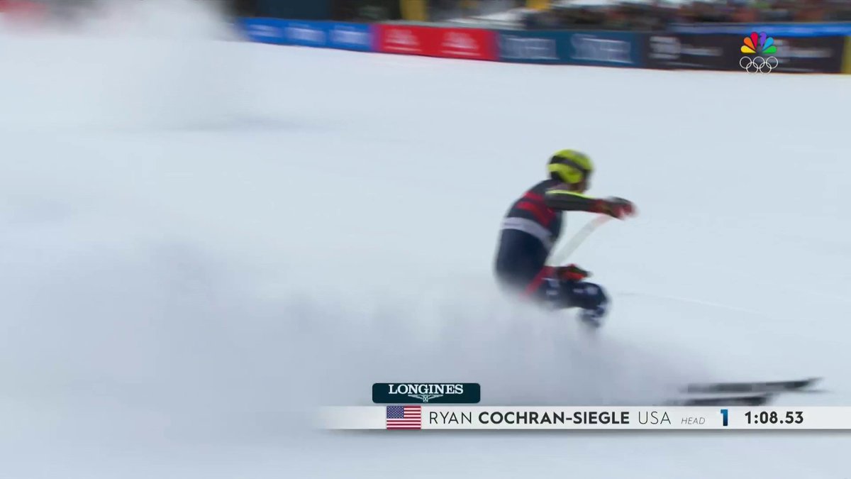 Ryan Cochran-Siegle makes an UNREAL recovery on one of the final gates of his Copper Mountain super-G run to secure a top-10 finish. 💪