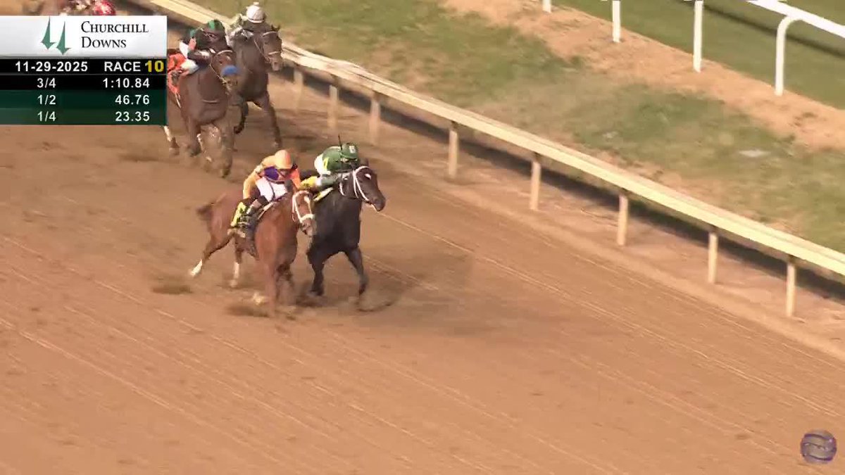Further Ado picks up 10 Kentucky Derby points in the G2 Kentucky Jockey Club at Churchill Downs! 🌟🏆 Iradortiz was aboard for trainer Brad H. Cox Racing and Spendthrift Farm! 🎥 #TwinSpiresReplay