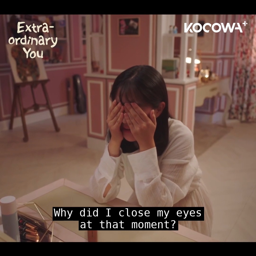 #KimHyeYoon can't get #Rowoon out of her head 😳 Stream #ExtraOrdinaryYou on KOCOWA+ ➡️ #KOCOWA